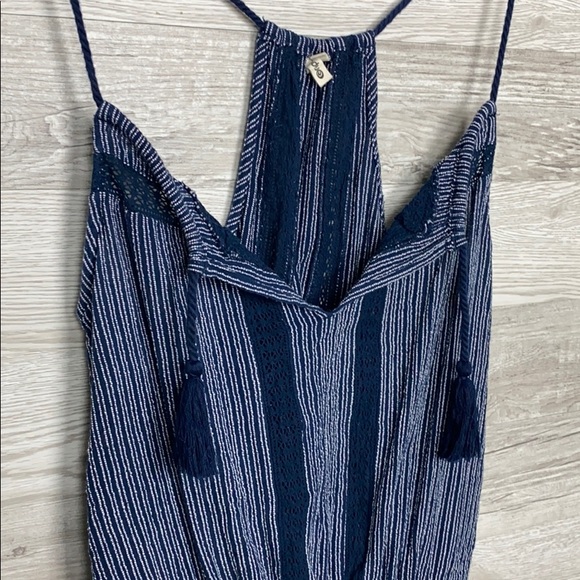Rip Curl Navy Fringe Romper - Picture 7 of 12